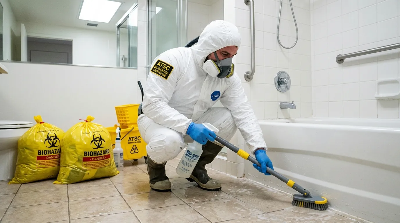 Decontamination equipment deployed for Blood Cleanup in Port Saint Lucie